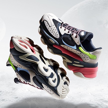 13日0点,新品发售 li-ning 李宁 alien 星际 男/女款复古运动鞋